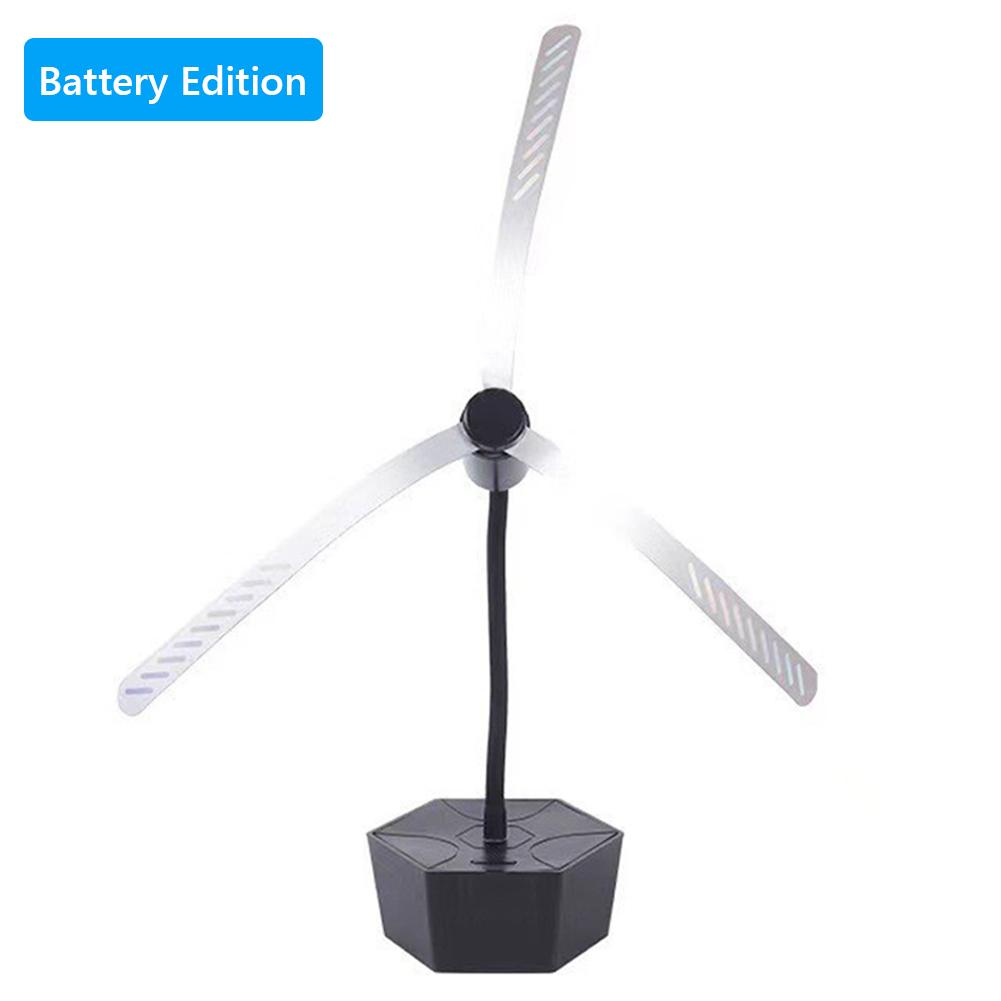 Flexible Fly Repellent Fan Mosquito Insect Repellent Fan Waterproof Food Spinning Fan for Barbecues Kitchen Restaurants