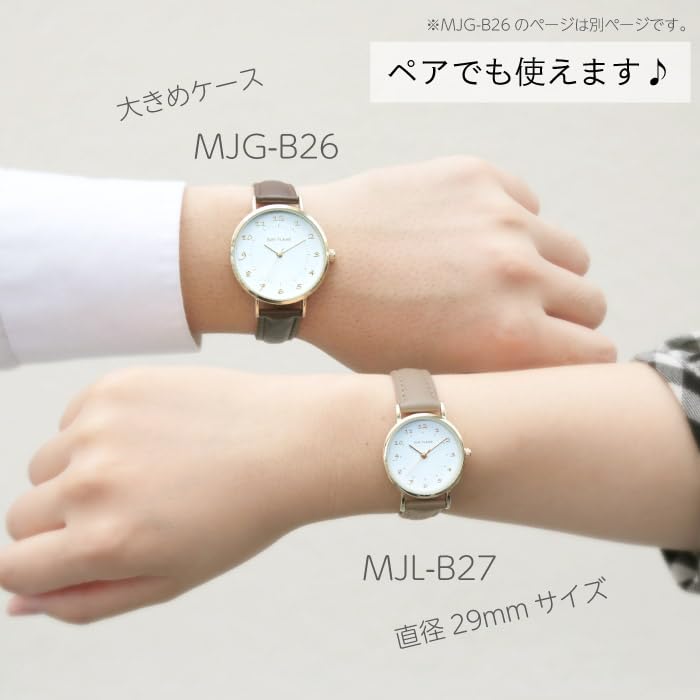 SUN FLAME made in Japan Watch, Simple Round Case Design, Quartz Analog Movement