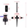 Garden Pop-up Watering Sprinkler 0~360 Degree Adjustable Scattering Nozzle 1/2" Thread Bracket Farm Lawn Crops Irrigation Tools