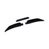 Auto Heckspoiler 115cm 3-teiliges Design Glänzend Schwarz Heckfenster Oberseite Dachspoiler Flügel