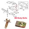 Unterbodenverkleidung Motor-Unterabdeckung Spritzschutz Schutz Clips Schrauben M6 Karosseriebolzen U-Mutter Clip Für Kia Sportage Für Vauxhall Vivaro