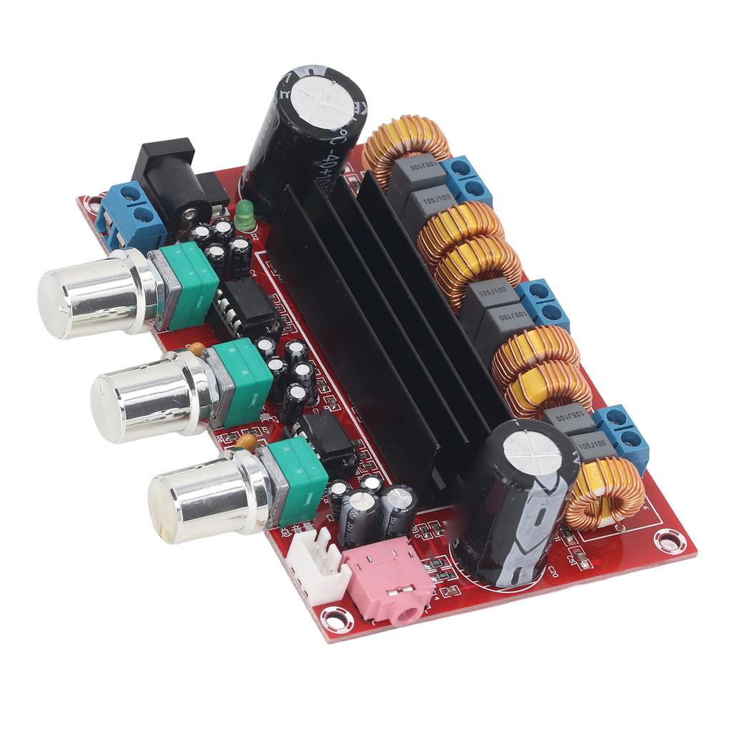 Amplifier Board 2.1 Channel 2x50W 100W Heavy Bass DC12‑24V Digital Sound Power Amplifier for Sound System
