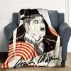1pc Charlie Chaplin Outdoor Blanket Lightweight Flannel, Soft & Warm, All-Season Use for Sofa, Outdoor, Camping, Living Room, Office054