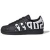 (GS) Originals Superstar J Logo 'Black White' Kids' FV3745