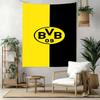 Borussia Dortmund Wanddekoration Wandteppich Kunst Für Haustier-Gedenken Geburtstag Hochzeitsparty Hintergrund Familiengeschenk