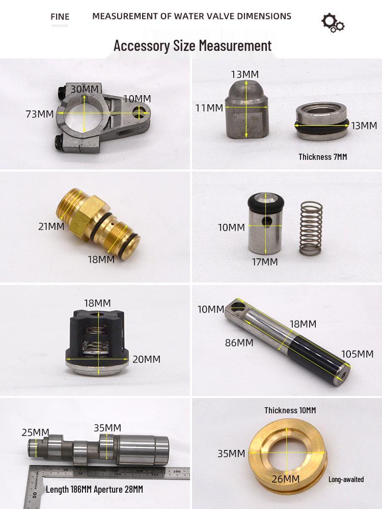 18M 7.5KW High-Pressure Washer Pump Head Kit: Water & Oil Seals, Sealing Ring for Car Wash (3WZ-18145C)