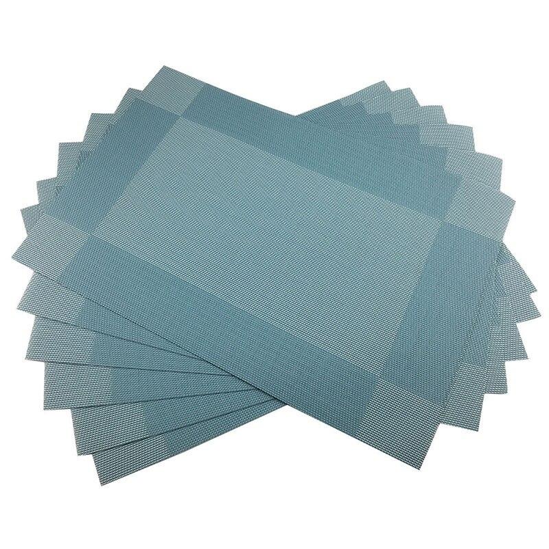 6Pcs/Set PVC Place Mat Dining Table Mats Set Table Bowl Pad Napkin Dining Table Pad Wine Coasters Tray Mat Coasters Kids
