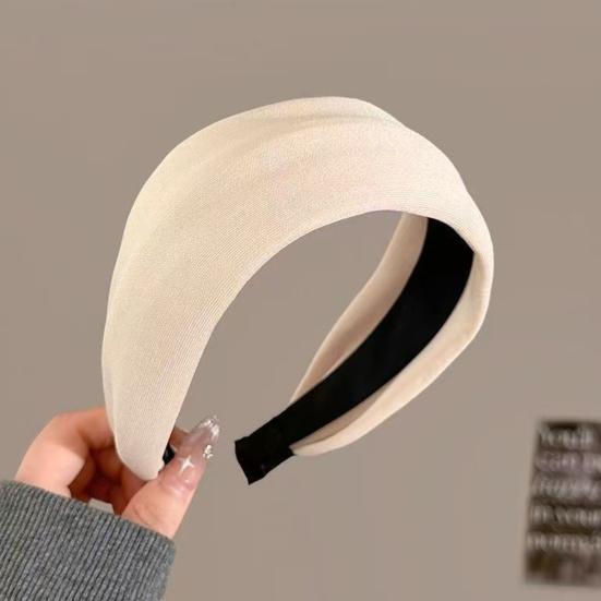 Women Headband Non-woven Fabric Wide-brimmed Headband Washing Face Makeup Small Face Hair Hoop Hair Accessory