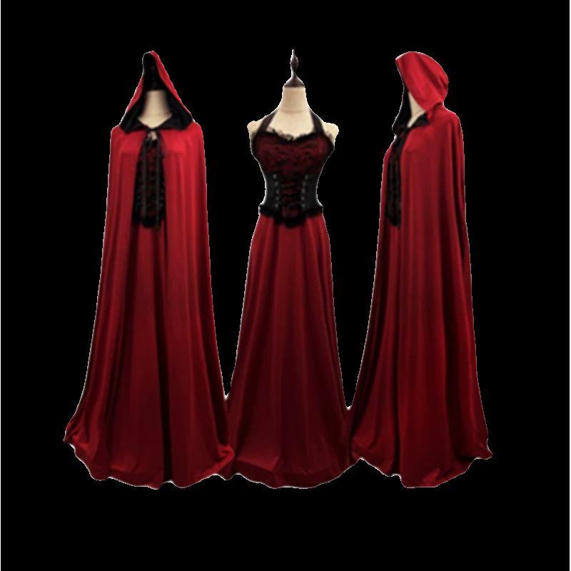 100.00kg Masquerade Princess Dress Halloween Red Riding Hood Lolita Anime Dress Export Oversize Women's Clothing