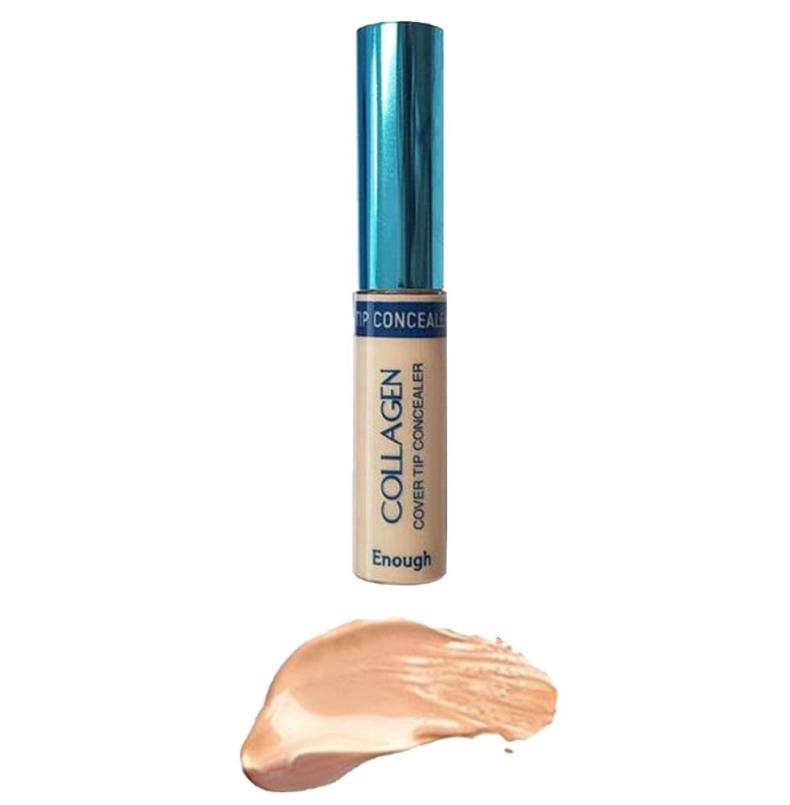 ENOUGH Collagen Cover Tip Concealer – 3 Shades | High Coverage & Hydrating