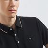 Seven Brand Men's Short Sleeve Polo Shirt with Silk Blend