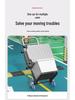 Carrello Manuale Pieghevole Portatile per Scale per Carichi Pesanti – Carrello Portabagagli Conveniente e Compatto