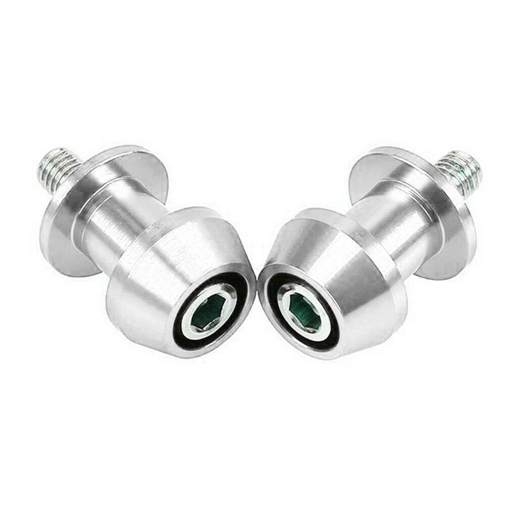 10mm Diameter Swingarm Spools Slider CNC Machined Motorcycle Stand Spools Garage Use