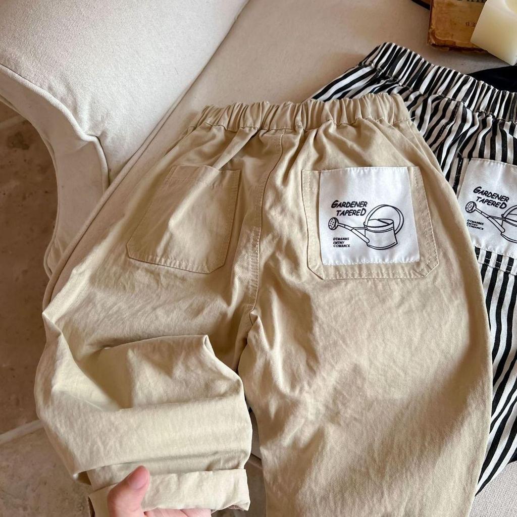 Autumn Vitality: Japanese Style Kids' Casual Garden Pants