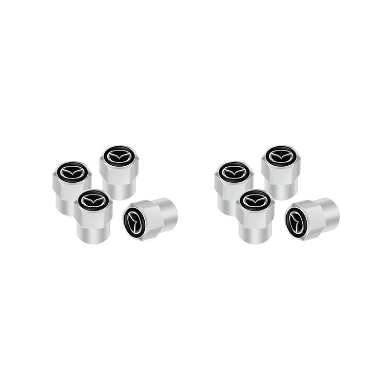 Metal Auto Tire Valve Stem Caps Wheel Dust Covers For Mazda 2 3 6 Atenza Axela CX3 CX5 CX7 CX30 CX50 CX60 CX90 MX5 MX30 RX j1