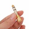 6.35mm Male Audio Adapter 3.5mm Female AUX Cable Adapter Stereo TRS Converter  Headphones