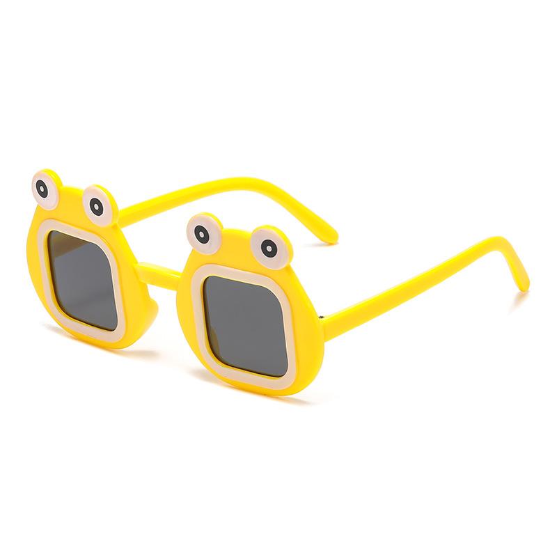 7335 Children'S Funny Frog-Shaped Sunglasses, Cute Baby Boys And Girls Cartoon Sunglasses Fashion Glasses