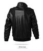 Chaqueta de Cuero para Motociclista con Forro de Terciopelo Otoño/Invierno 2026 para Hombre - Estilo Béisbol Bordado Juvenil de Moda