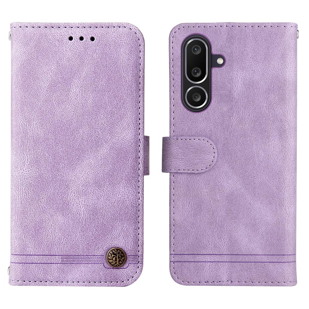 For Samsung Galaxy M56 5G Leather Wallet Cases Skin Touch Phone Cover Stand with Strap