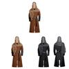 Medieval Knight Cosplay Costume With Hood For Fantasy Role Play And Halloween