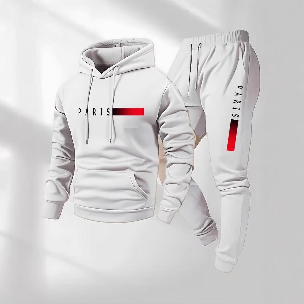 Unisex European Casual Hoodie with PARIS Print