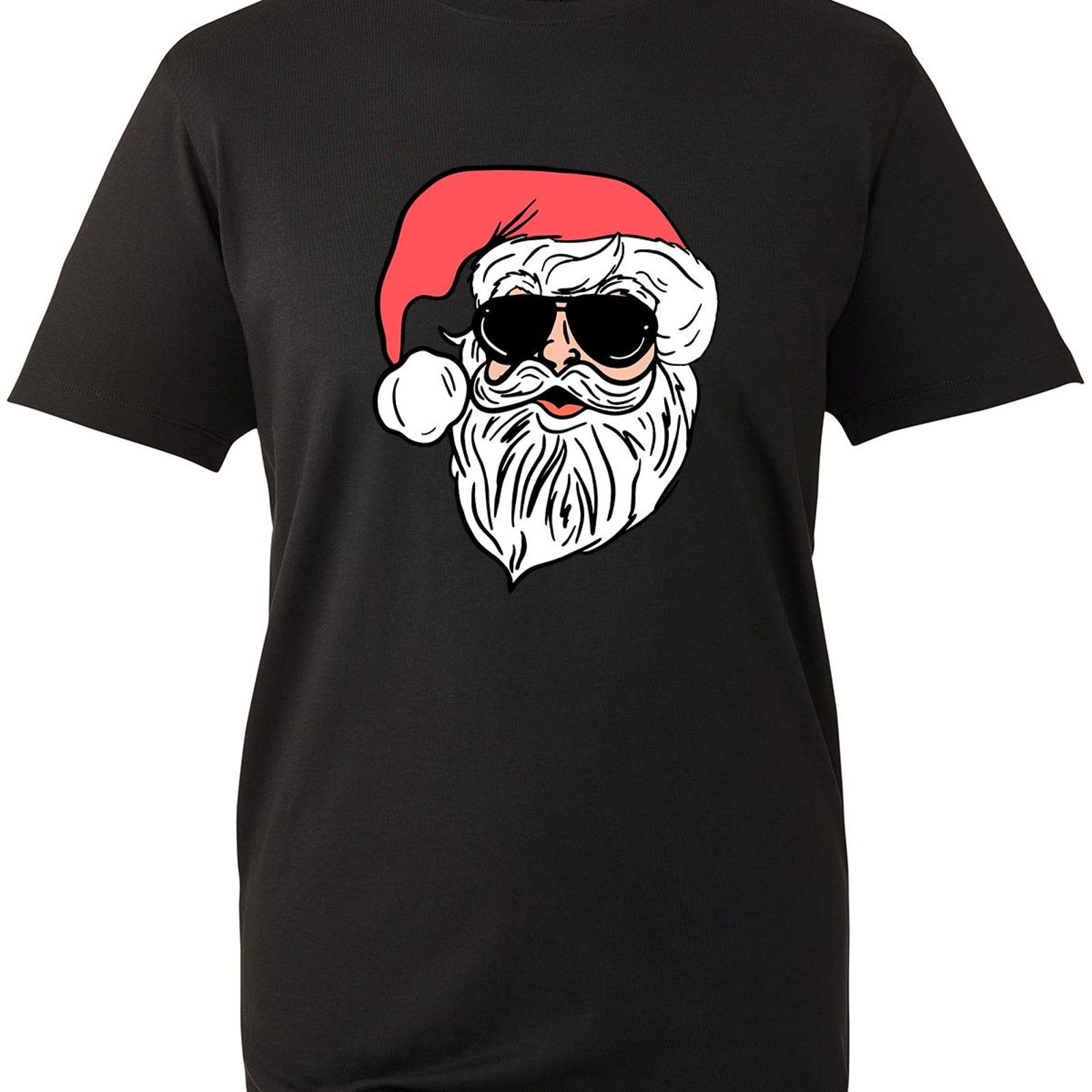 Santa Face Shirt, Christmas Santa Claus T-Shirt, Christmas Santa Shirt, Christma Unisex T-Shirt XL