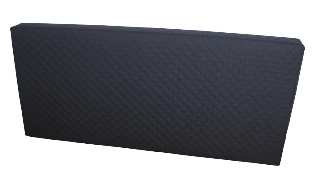 QUILTED MATTRESS COVER BLACK QUILTED MATTRESS COVER BLACK 70x180x24