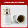 1 PCS B22 To E27 Bulb Adapter Lamp Holder Base Socket Light Bulb Lamp Holder Adapter Plug Heat-resistant Material