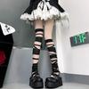 Lolita Lolita Soft Girl Cross Bandage Jk Calf Socks Sweet Cool Babes High Value Mori Long Tube Knee Socks