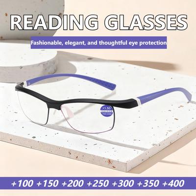Fashionable High-definition Reading Glasses with Sports Style and Anti Slip Reading Glasses for Middle-aged and Elderly People