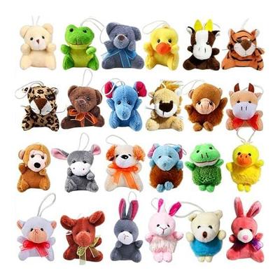 Stuffed Toy Set, 24 Pieces, Cute, Animal, Mini Toy, Game, Festival, Gift, Summer Festival, Food Stall, Wholesaler, Fair Gift, Assortment