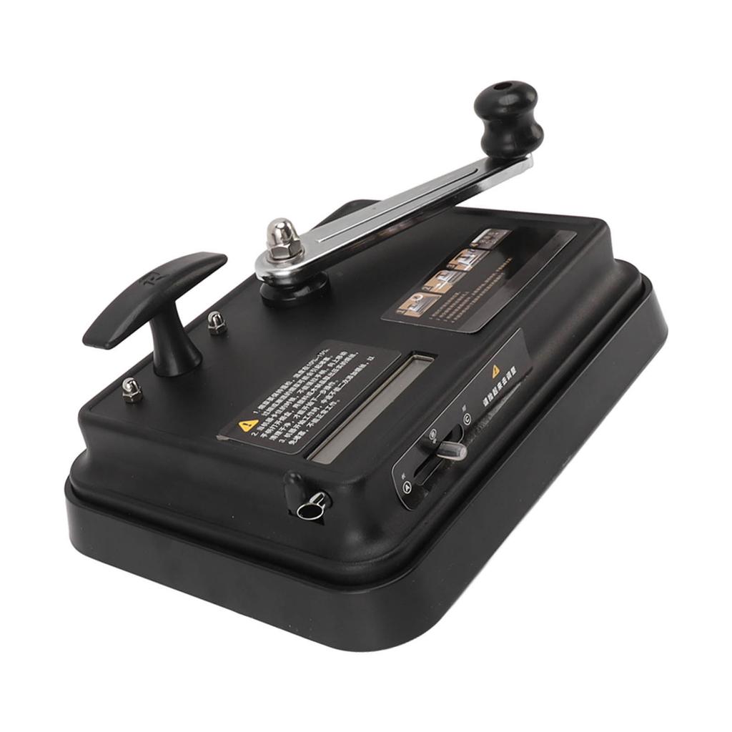 Manual  Rolling Machine Straight Push Stainless Steel S Roller Maker Black