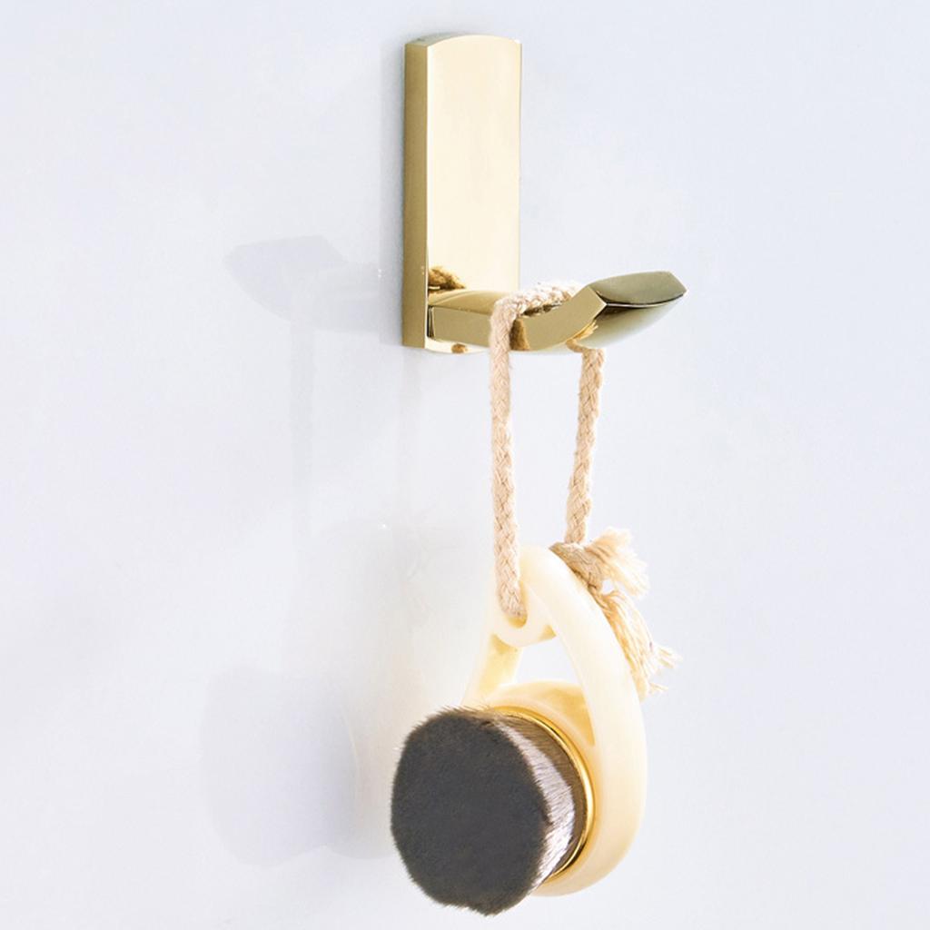 Robuster Bademantelhaken Messing Hut Kleiderhaken Mehrzweck Wand Einzelhaken Gold Handtuchhalter Badezimmerzubehör