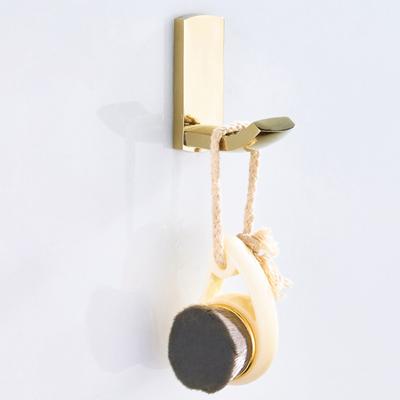 Robuster Bademantelhaken Messing Hut Kleiderhaken Mehrzweck Wand Einzelhaken Gold Handtuchhalter Badezimmerzubehör