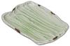 Bamboo Green Yakimono Plate X 15 X Yakimono Plate Setomonohonpo Rough-Sawn [22 2cm]