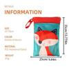 Cartoon Cute Waterproof Wet/Dry Separation Storage Bag (25x35cm) for Travel and Clothing