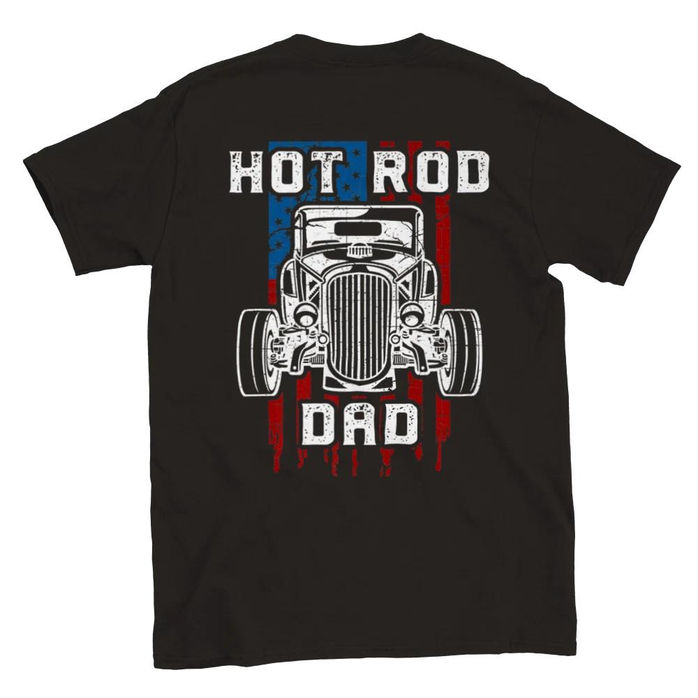 Hot Rod Dad - Back Print - Classic Unisex Crewneck T-shirt S разноцветный