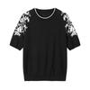 Short Sleeved T-shirt Women's Knitted Top Summer Women's Fashion Summer T-shirt