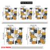 2 Stück 2D-Flachdruck Fensterbehandlung Vorhänge Niedliche Katzen Kawaii 100% Polyester Ohne Strom 0 für Wohnzimmer Außenbereich