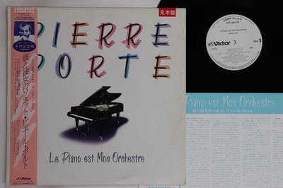 LP Record PIERRE PORTE - Le Piano Est Mon Orchestre VIP28170PROMO VICTOR 1987 Japan Obi Pop Used