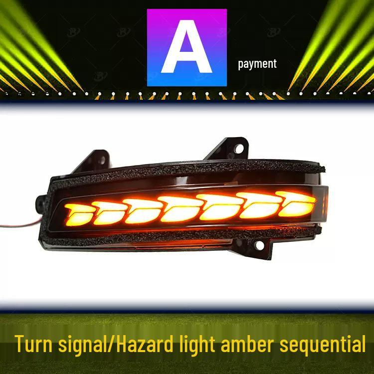 

Honda Jade Зеркало заднего вида Светодиодный динамический указатель поворота с синим ДХО Дизайн чешуи дракона