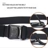 Men Belt Adjustable Length Multifunctional Wearproof Breathable Outdoor Sports Belt