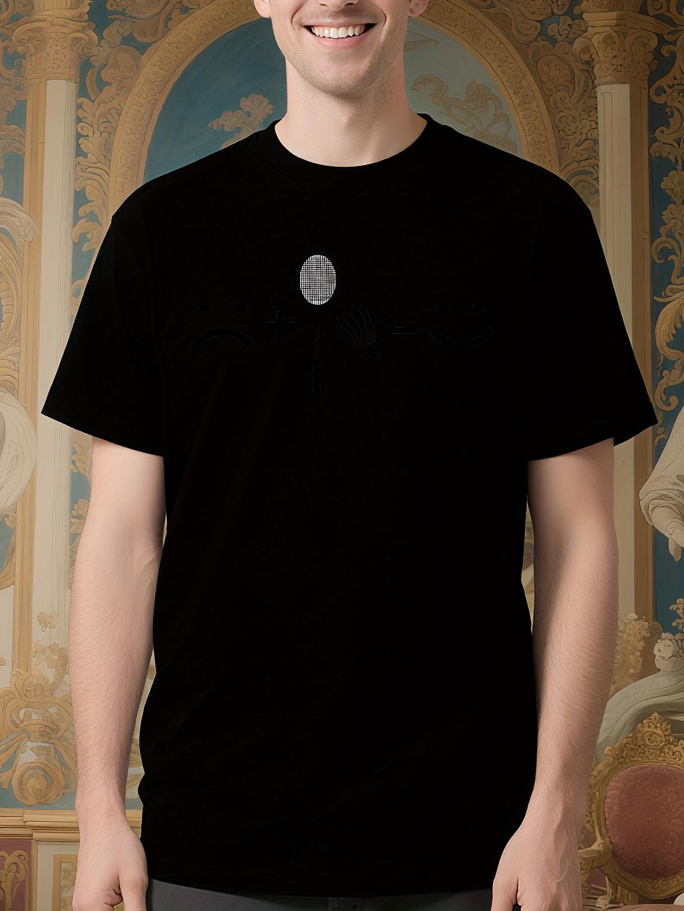 Funny Badmin Graphic Printed Tshirt - Soft Breathable Fabric M
