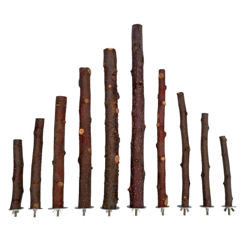 Parrot Supplies, Bird Claw Sticks, Bird Sandblasting Sticks, Apple Wood Non-Sichuan Pepper Wood Standing Poles, Bird Cage Standing Poles