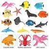 Yardwe Sea Creatures Set of 24 Tropical Fish Realistic Marine Life Miniature Aquarium Bath Educational Prize Gift Toys, Ornaments, Toys, Fish, Crab,