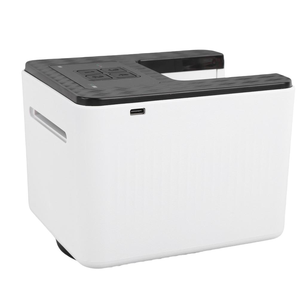 Automatic Poker Card Shuffler and Dealer Machine, 360 Degree Electric Card Dealer for 2-4 Players, with 4000mAh Battery, Programmable Settings,