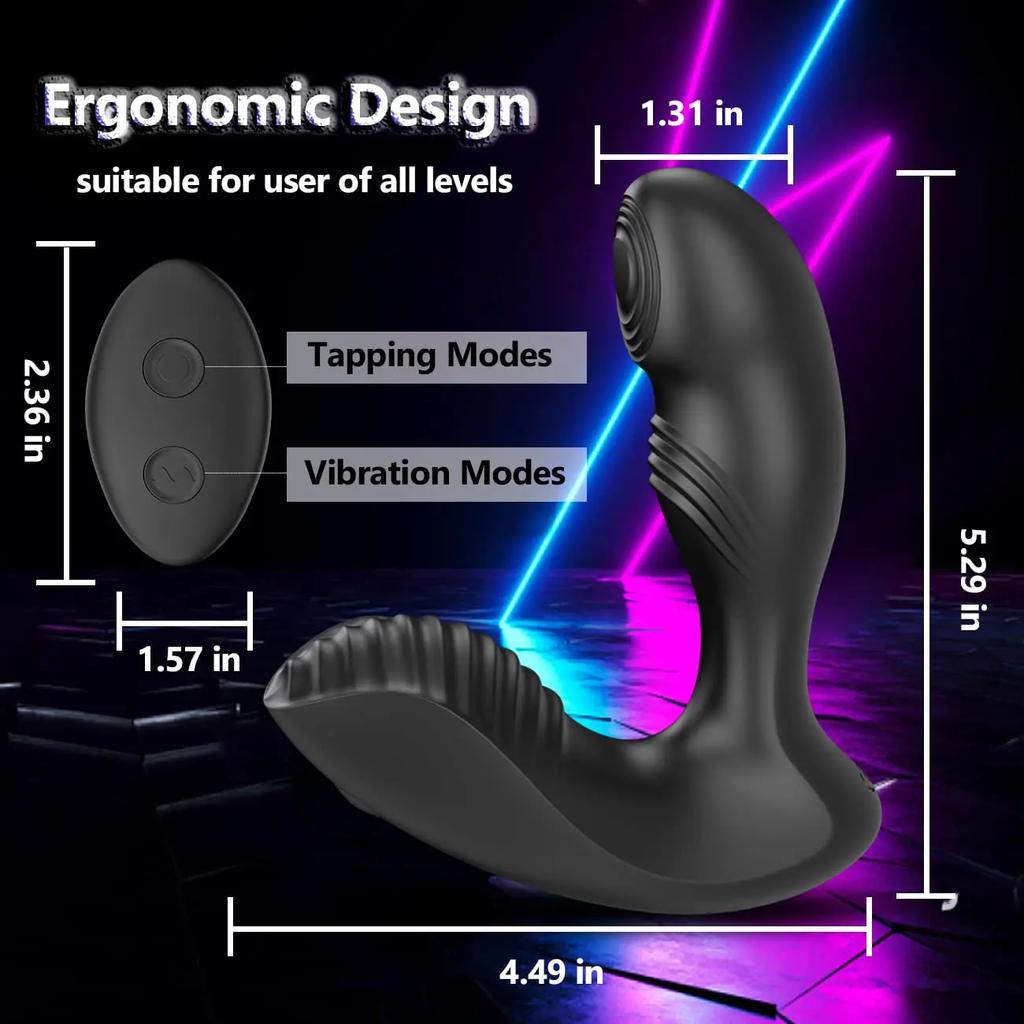 Remote Control Male Prostate Massager Wireless  Anal Plug Dildo Vibrator Butt Plug G-Spot Anus Stimulate Sex Toys for Men