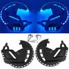 Matt Black For Honda GOLDWING GL1800 Brake Disc Rotor Covers LED 2001-2014 For HONDA F6B 2013 2014 2015