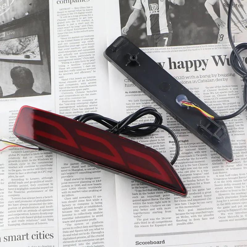 2Pcs Rear Bumper Light for Honda BRV BR-V 2015-2019 CRV 2007-2009 City 2012-2014 MOBILIO 2016 2017 Brake Light Led Reflector
