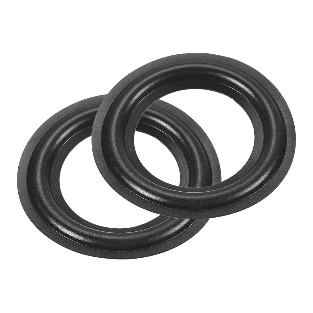 Uxcell Rubber Speaker Foam Edge Surround Ring 39mm X 66mm Perforated Subwoofer Ring for Speaker Repair or Dark Set of 2 2.5" DIY, Green,